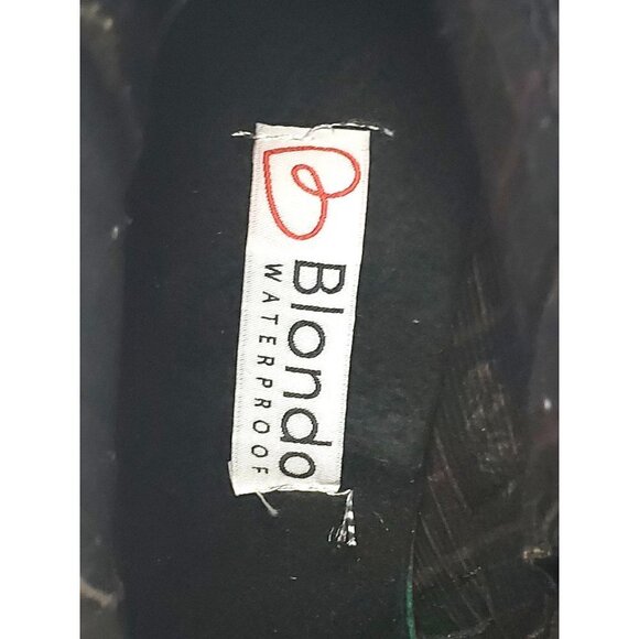 Blondo 7.5 Elvina Waterproof Leather Bootie Snakeskin Print - Picture 15 of 15